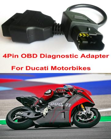 Motorbike OBD 4 Pin Diagnostic Adapter, Multistrada Motorcycle